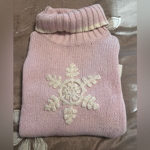 Pink Turtle Neck Sweater